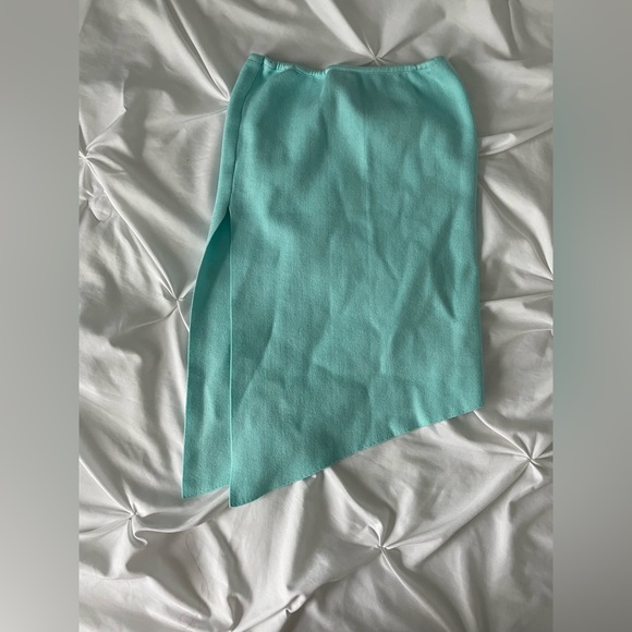 ASYMMETRICAL BLUE SHIRT - Picture 4 of 5